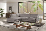 Serena Leather Sectional Lounge