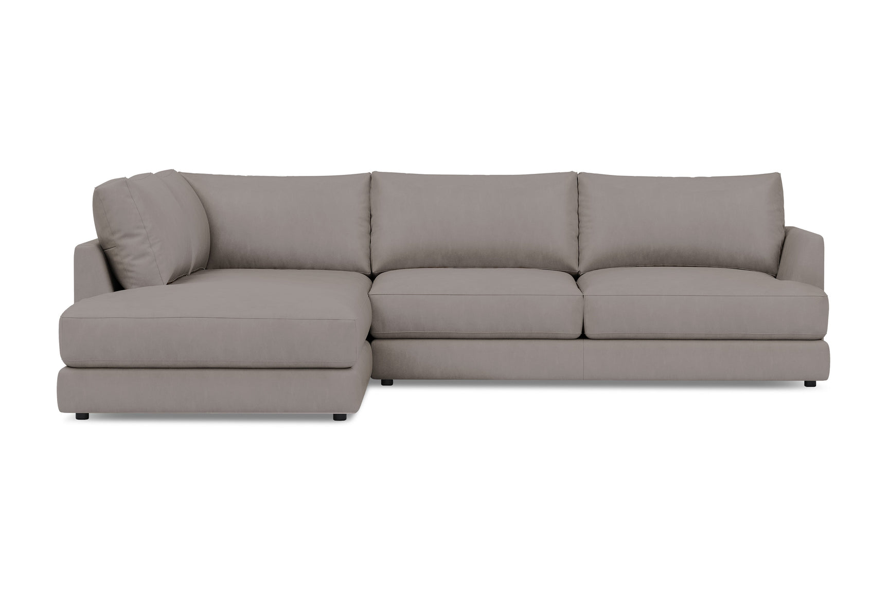 Serena Leather Sectional Lounge