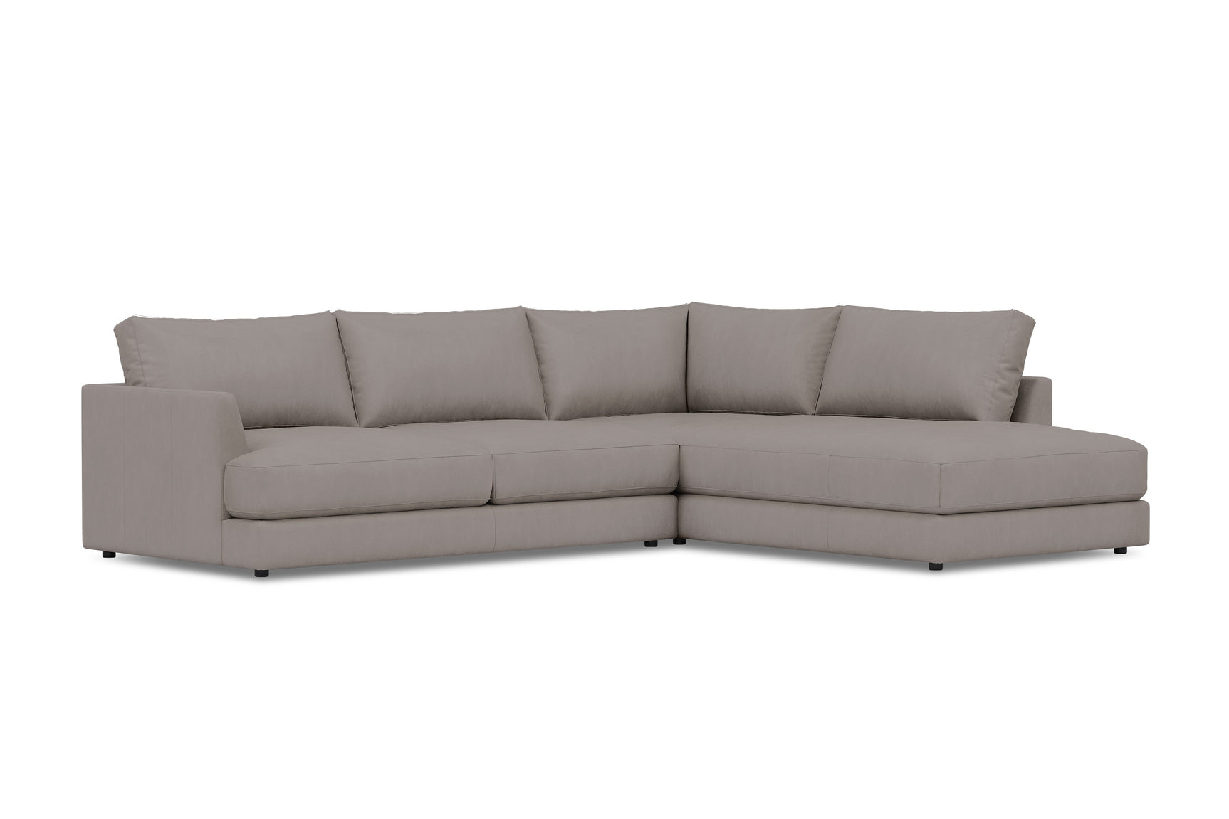 Serena Leather Sectional Lounge