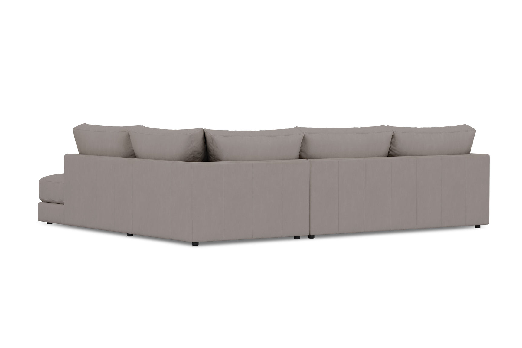 Serena Leather Sectional Lounge