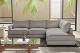 Serena Leather Sectional Lounge