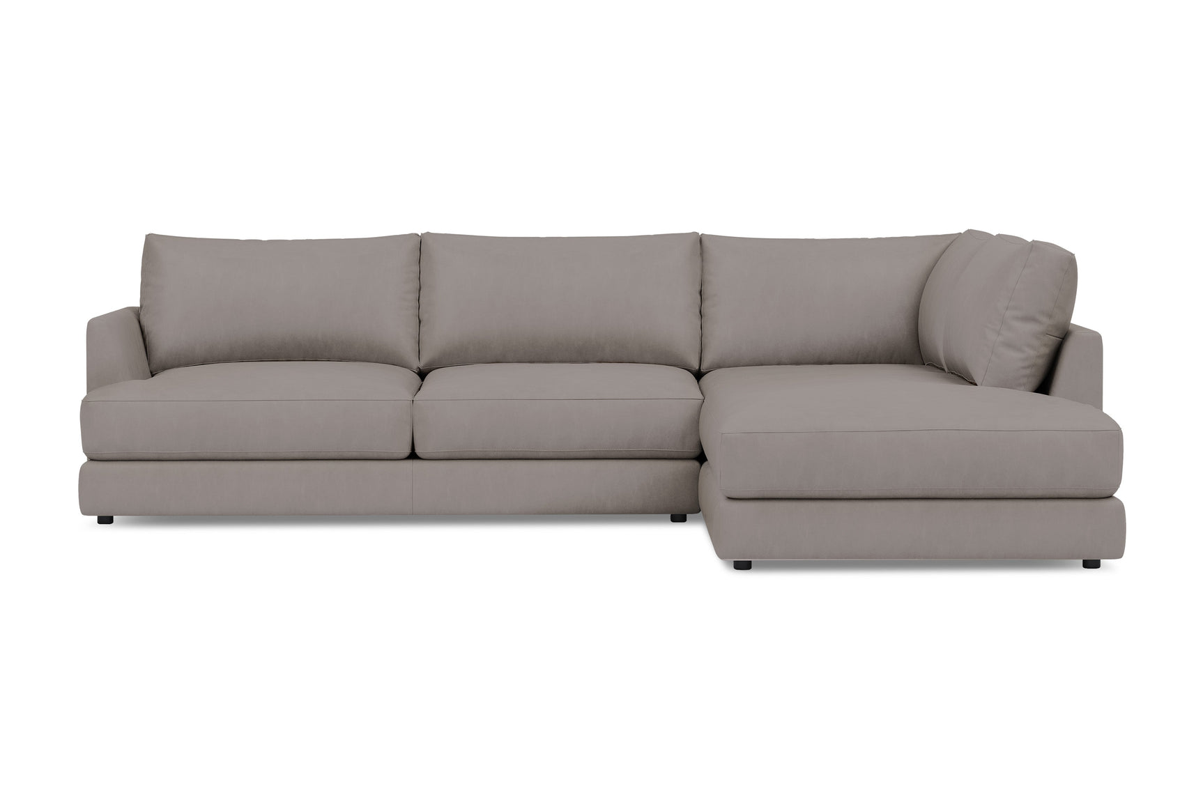 Serena Leather Sectional Lounge