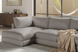 Serena Leather Sectional Lounge