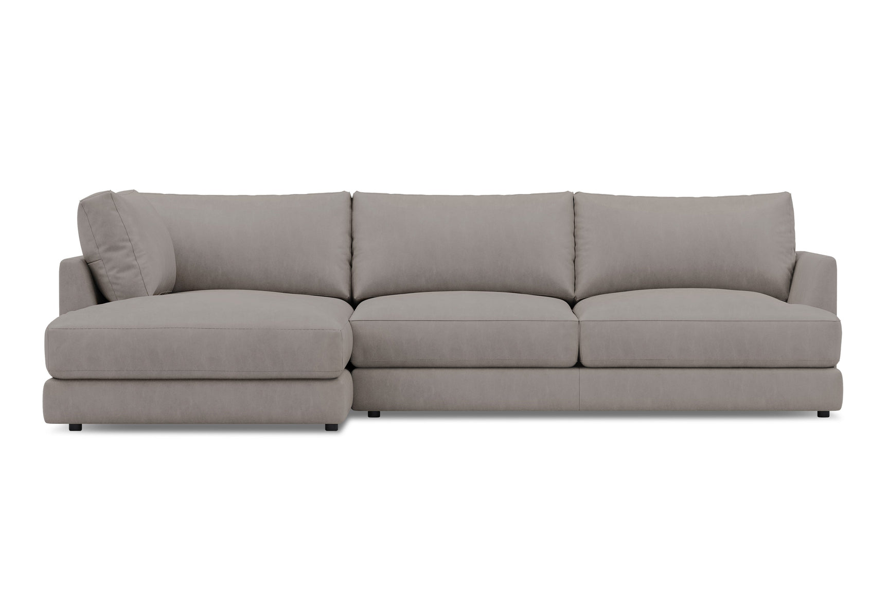 Serena Leather Sectional Lounge