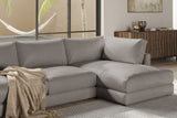 Serena Leather Sectional Lounge