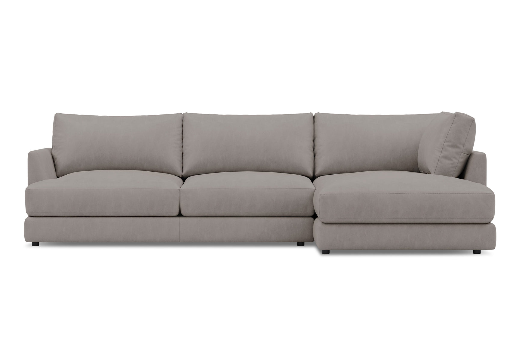 Serena Leather Sectional Lounge