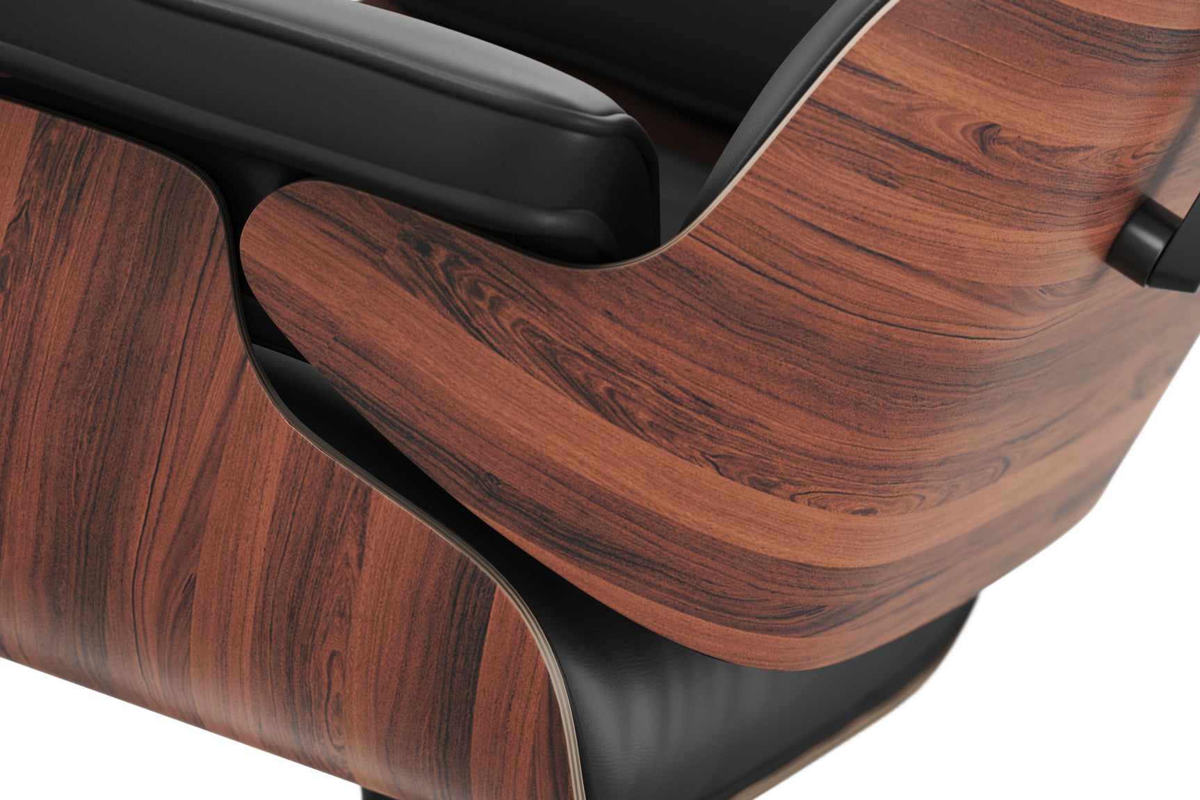 Armoni Eames Replica Leather Chair & Ottoman