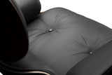 Armoni Eames Replica Leather Chair & Ottoman