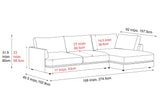 Serena Leather Sectional Lounge