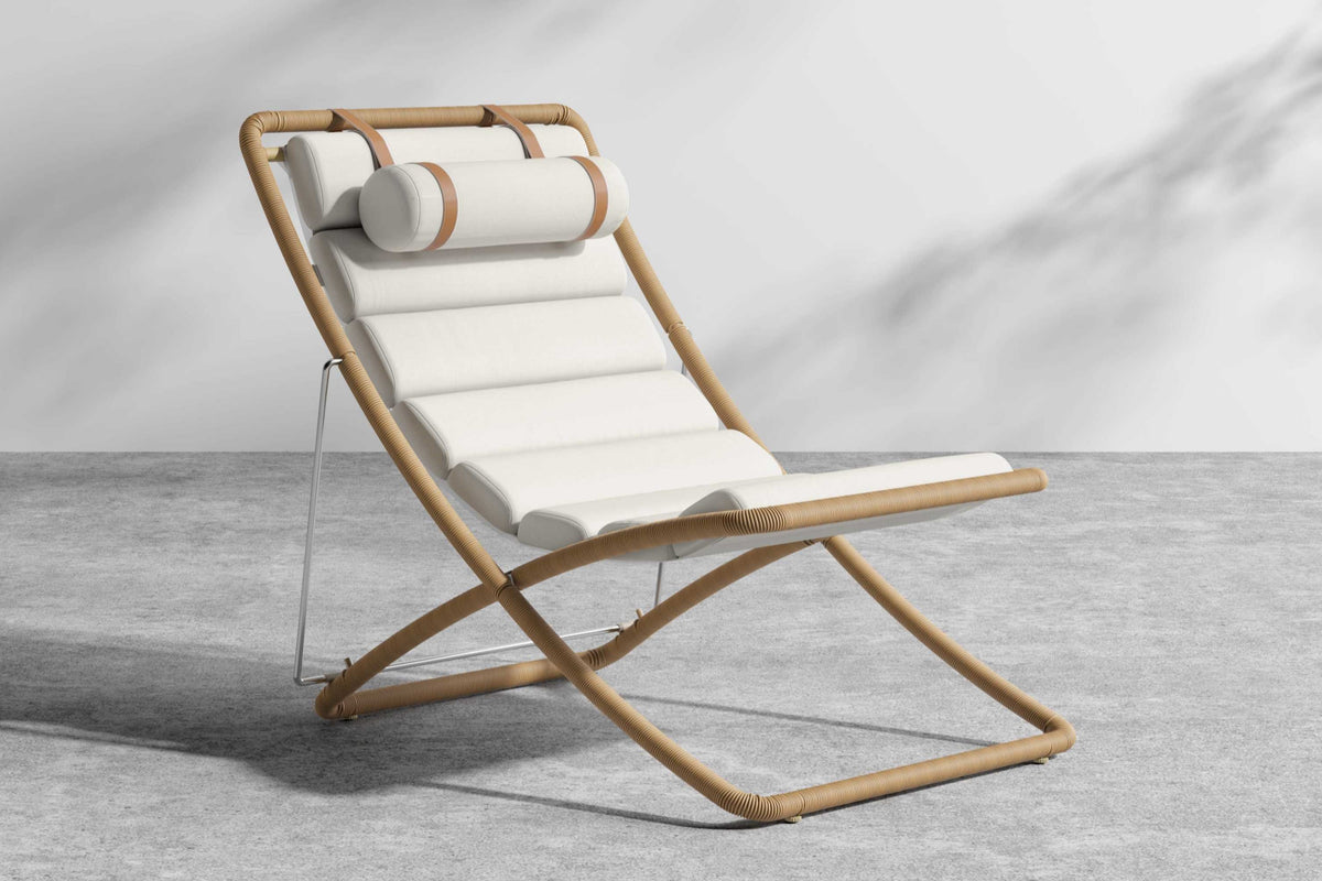 Valencia Topaz Rattan Outdoor Chair, Light Grey