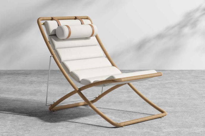 Valencia Topaz Rattan Outdoor Chair, Light Grey