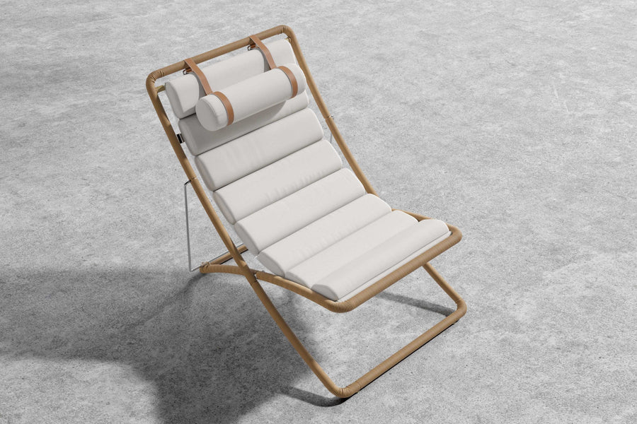 Valencia Topaz Rattan Outdoor Chair, Light Grey