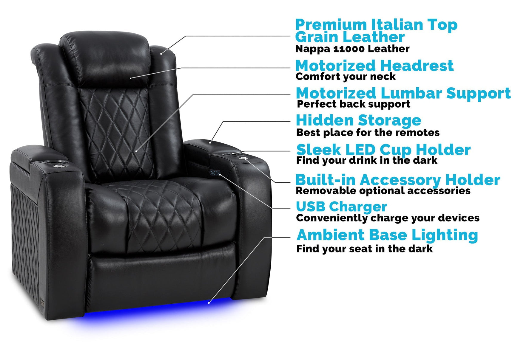 Tuscany XL Home Theater Lounge