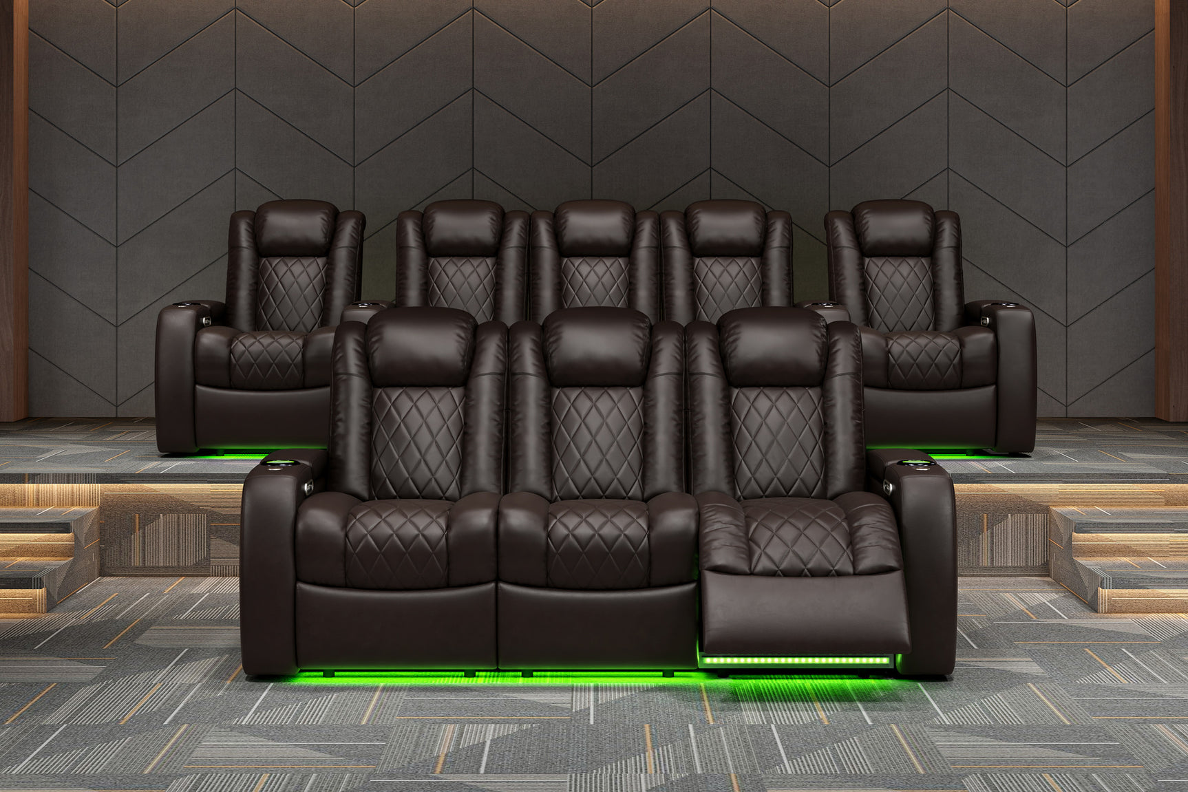 Tuscany Console Home Theater Lounge