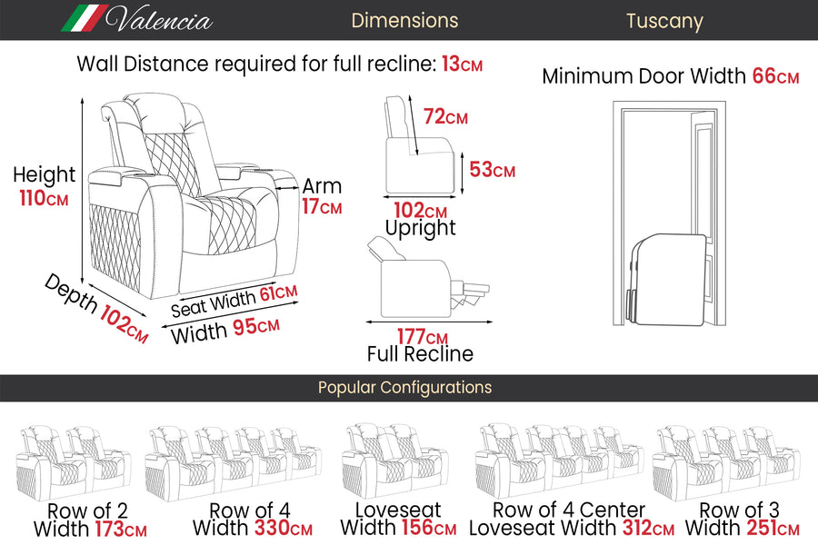 Tuscany Executive Heat & Massage