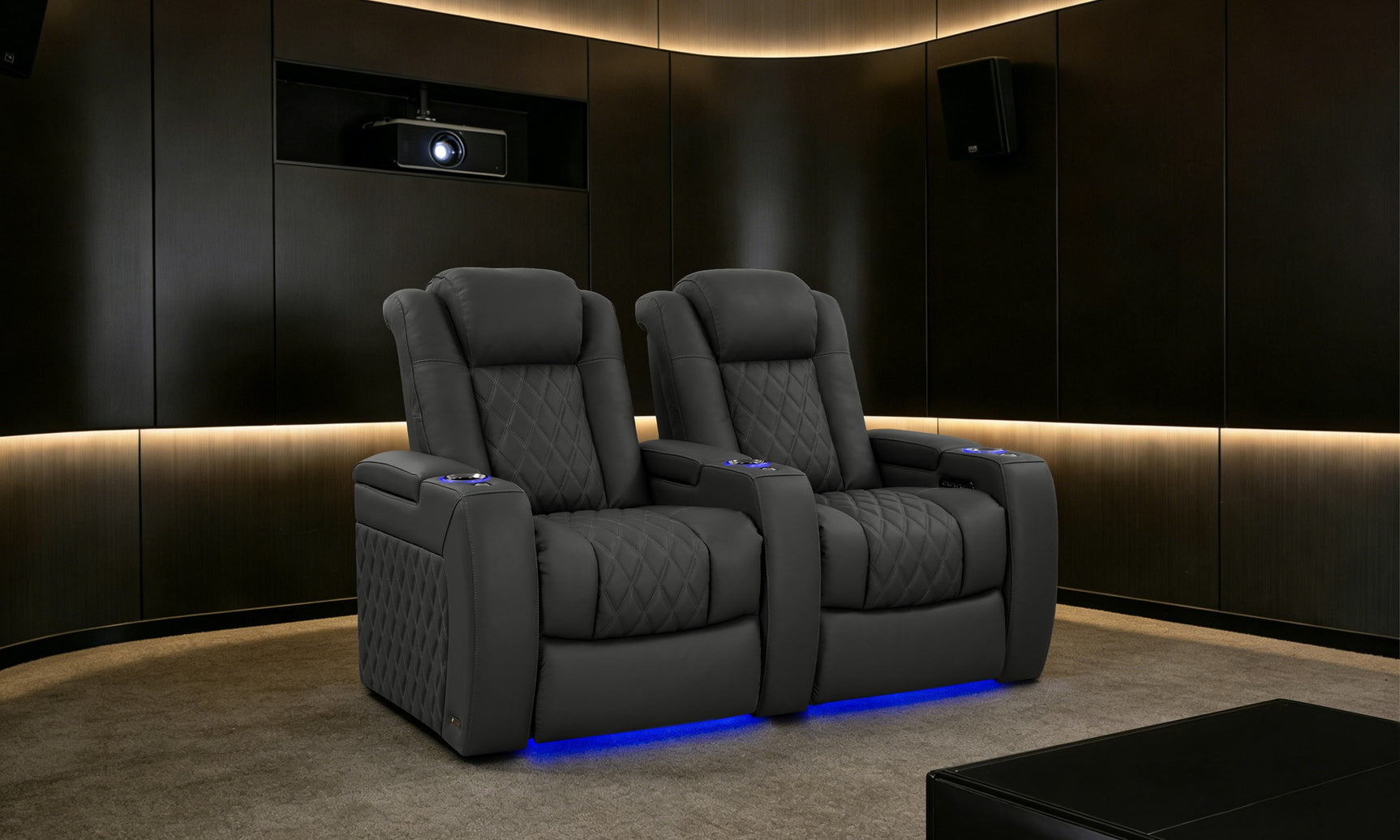 Tuscany Luxury Home Theater Lounge