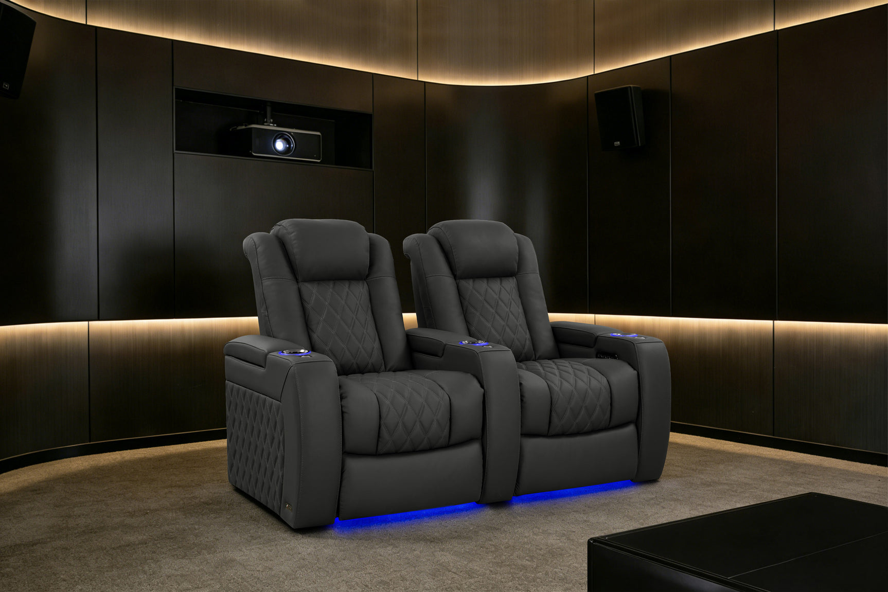 Tuscany Luxury Home Theater Lounge