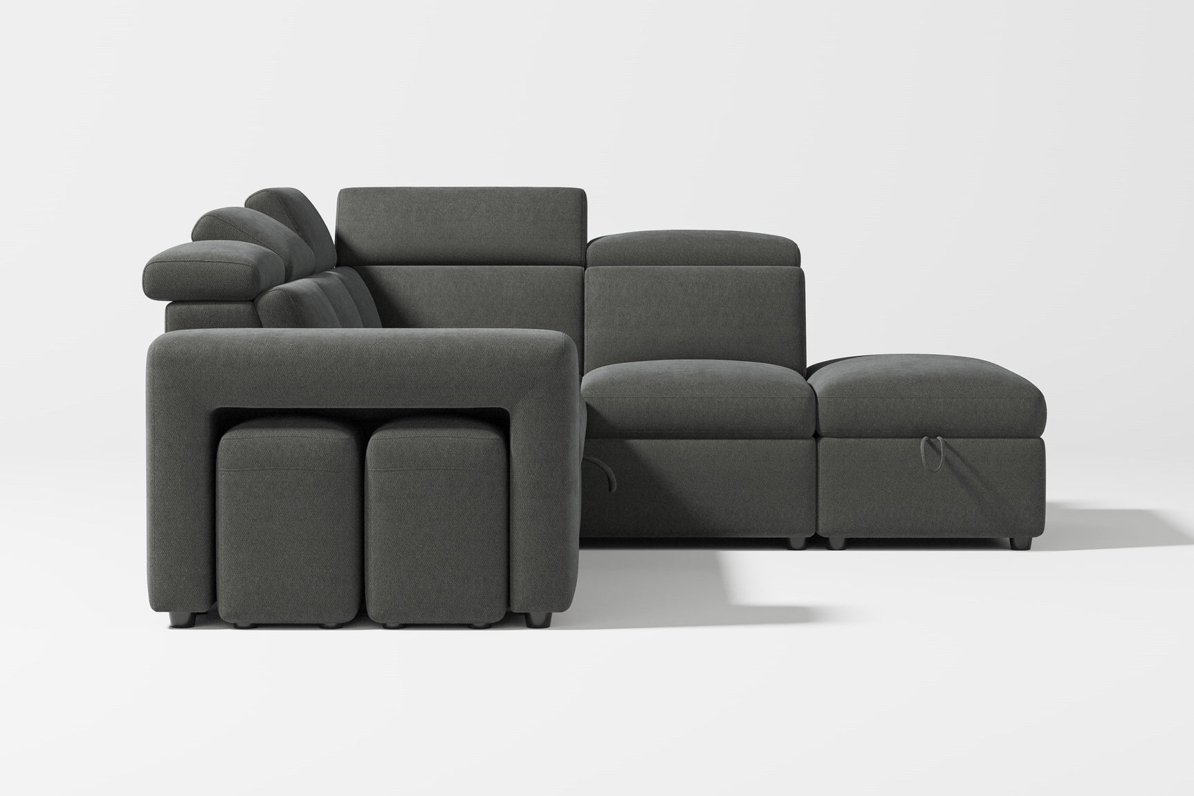 Finn Fabric Sectional Lounge Bed