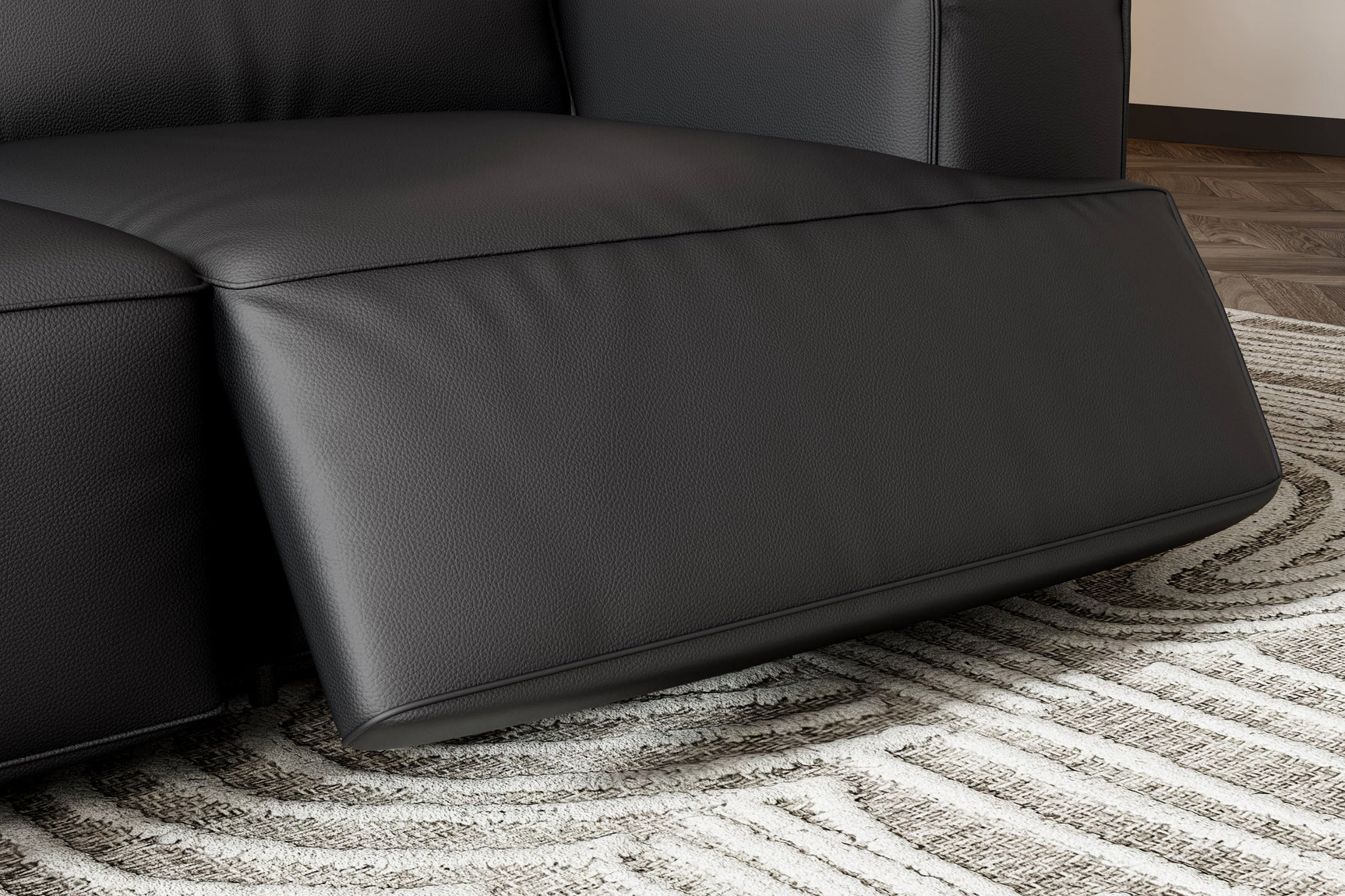 Valentina Leather Corner Recliner Sectional