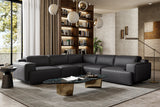 Valentina Leather Corner Recliner Sectional