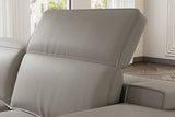Valentina Leather Corner Recliner Sectional