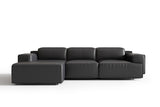 Valentina Leather Recliner Sectional Lounge