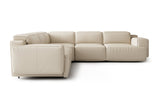 Valentina Leather Corner Recliner Sectional