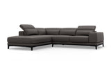 Valletta Leather Corner Sectional Lounge
