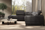 Valletta Leather Corner Sectional Lounge