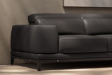Valletta Leather Corner Sectional Lounge