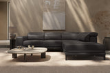 Valletta Leather Corner Sectional Lounge