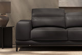Valletta Leather Corner Sectional Lounge