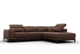 Valletta Leather Corner Sectional Lounge