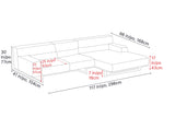 Varna Leather Sectional Lounge