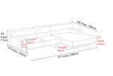 Varna Leather Sectional Lounge