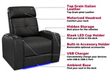Verona Power Headrest Home Theater Lounge