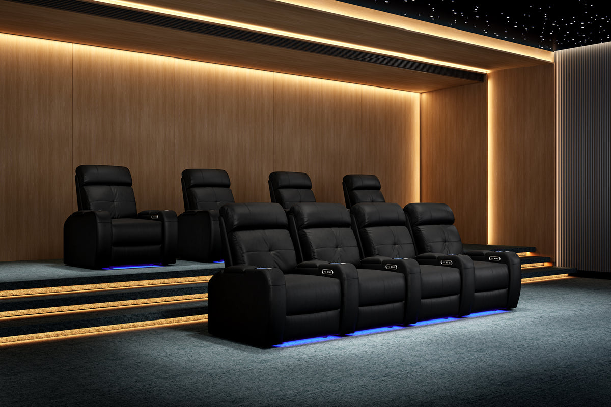 Verona Power Headrest Home Theater Lounge