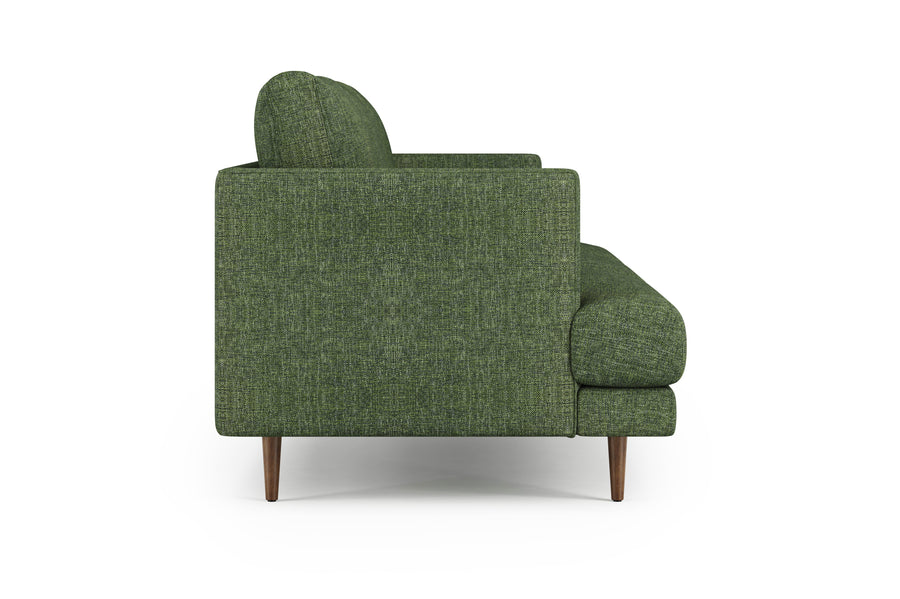 Bettina Fabric Three Seats Sofa, Forest Green