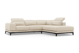 Valletta Leather Corner Sectional Lounge