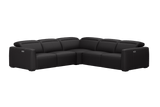 Carmen Leather Dual Recliner Corner Sectional