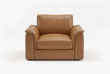 Zaira Leather Accent Chair
