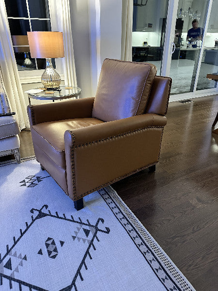 Jovany Leather Recliner Chair
