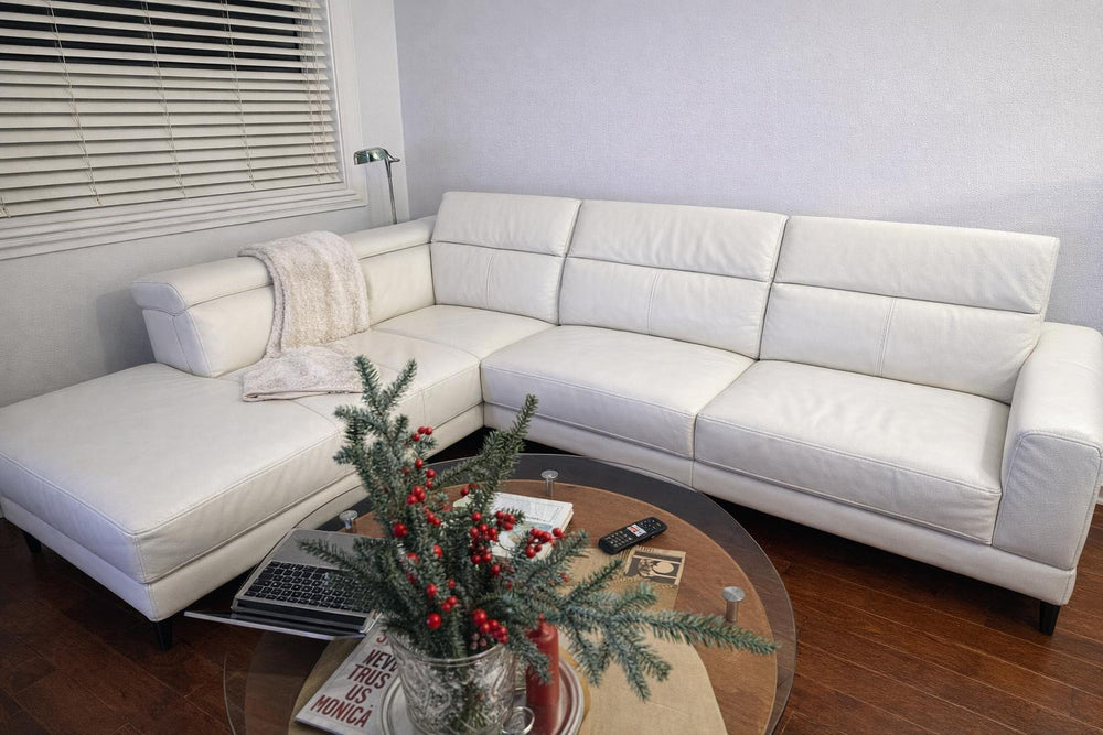 Valletta Leather Sectional Lounge