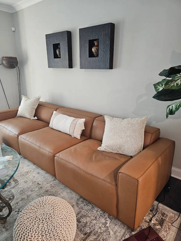 Nathan Leather Modular Lounge