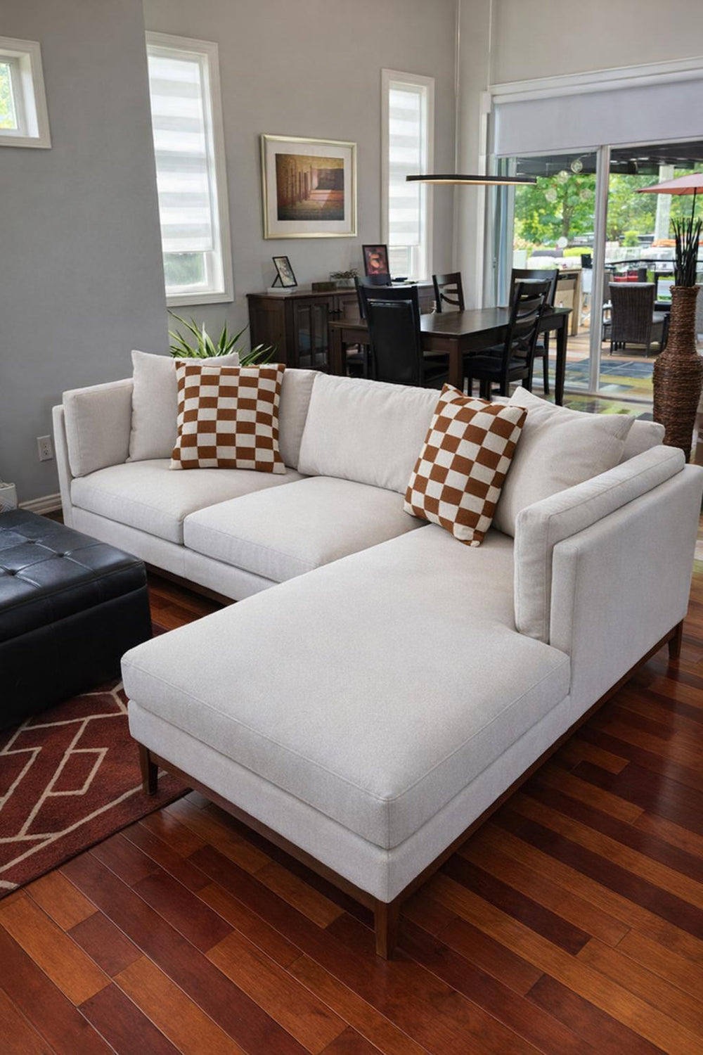 Bergen Fabric Sectional Lounge