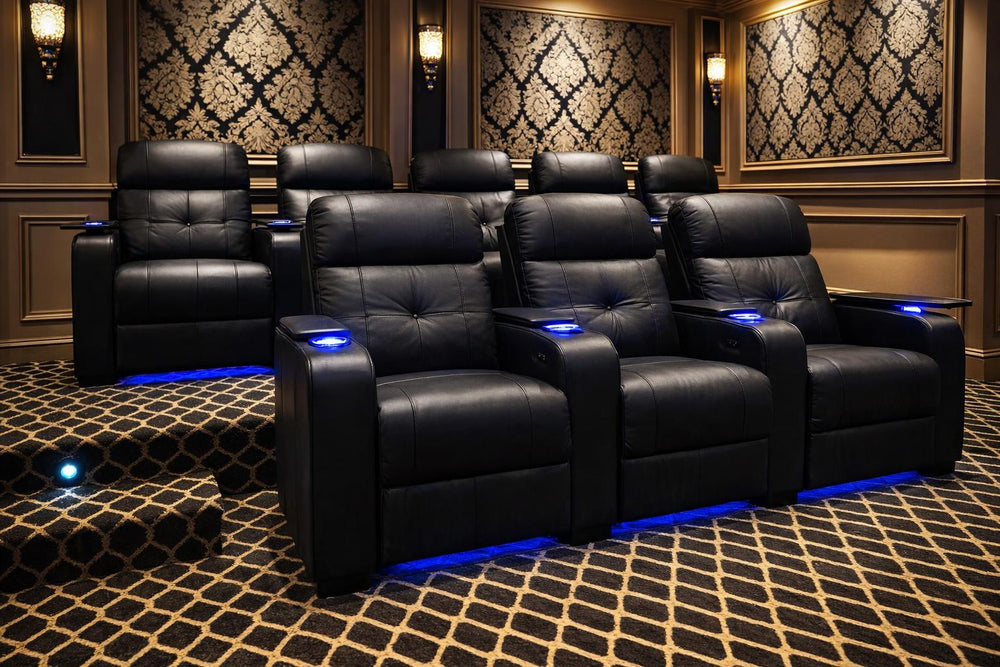 Verona Power Headrest Home Theater Lounge