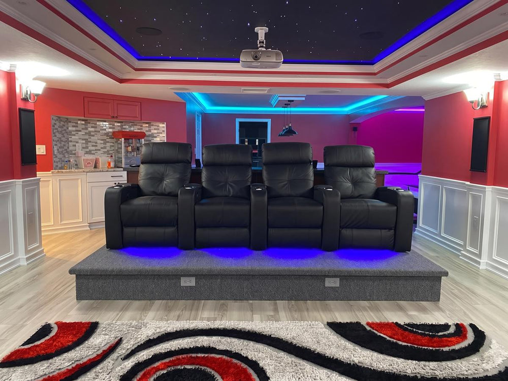 Verona Power Headrest Home Theater Lounge