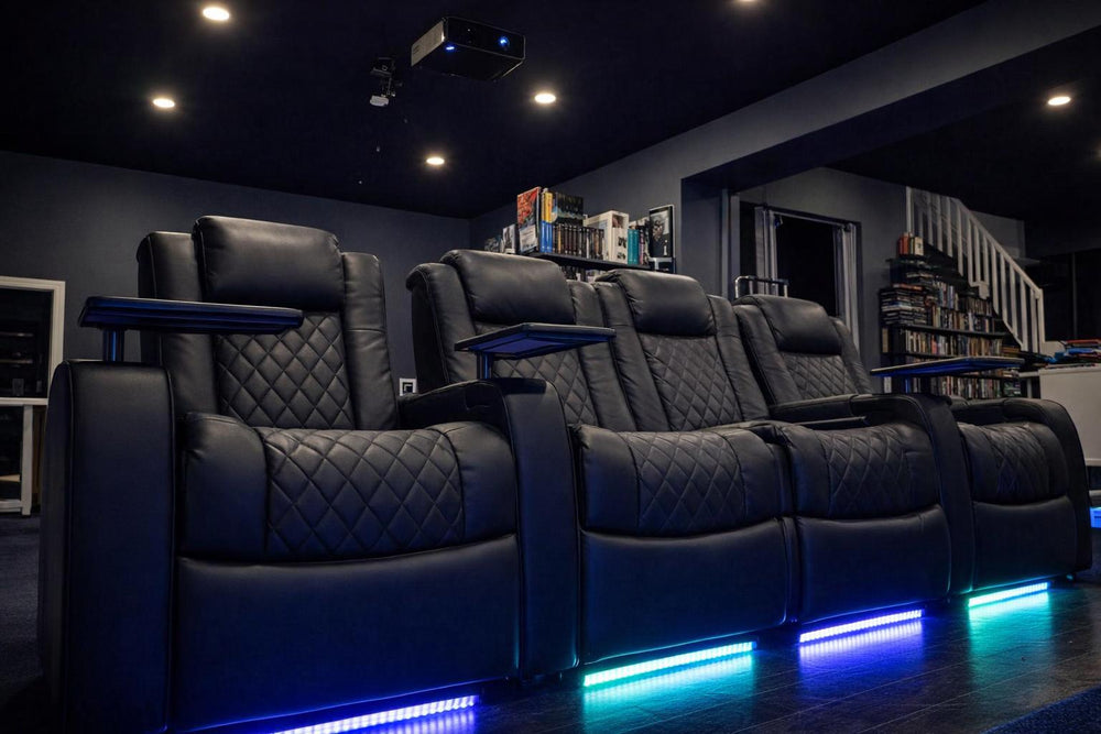 Tuscany Luxury Home Theater Lounge