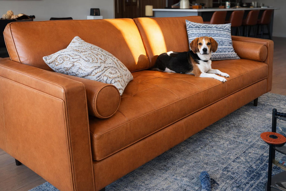 Isabella Leather Lounge