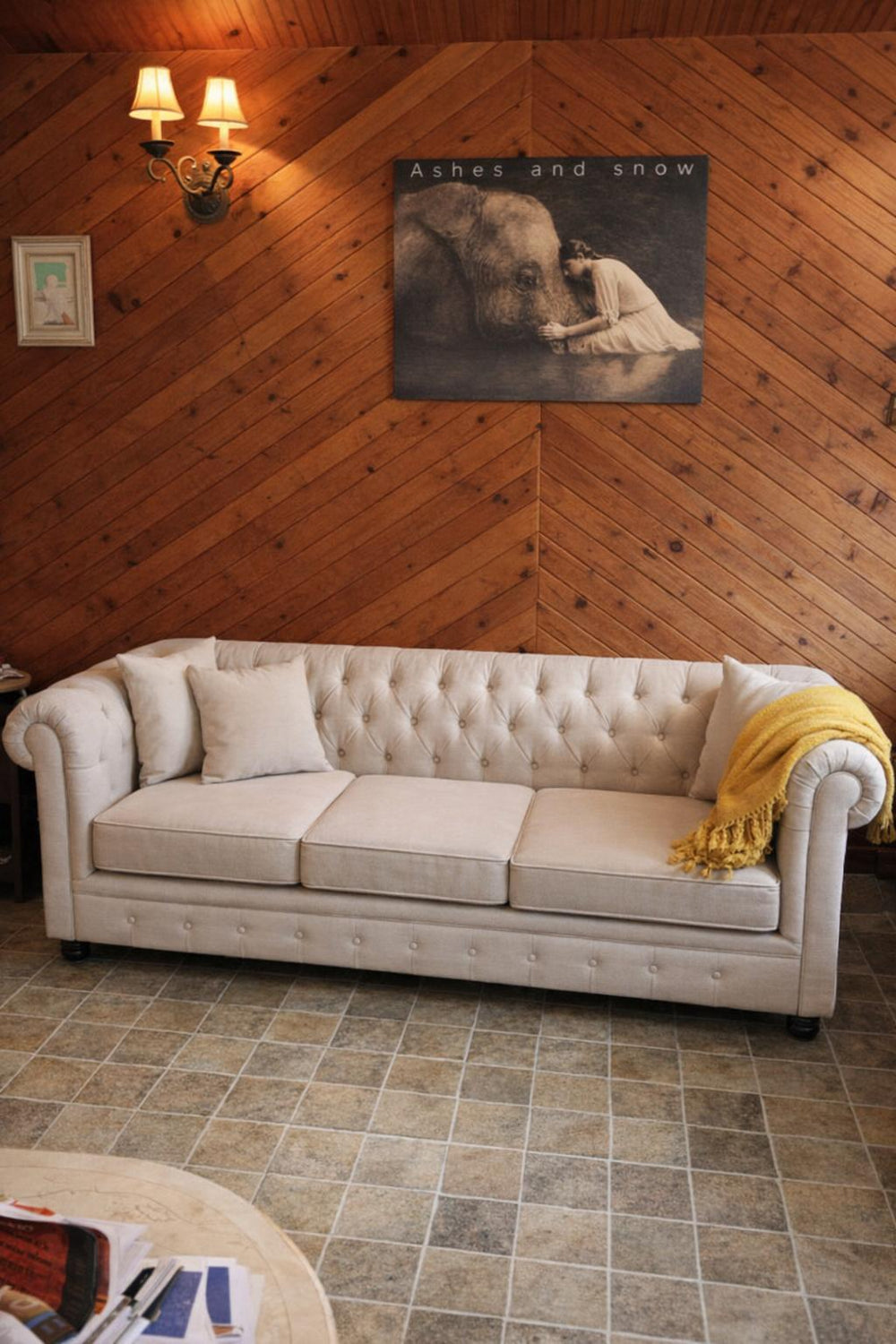 Cerna Fabric Chesterfield Lounge